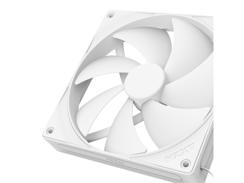 NZXT F140P V2 - Static Pressure - Gehäuselüfter - 140mm - Weiß - 30 dBA