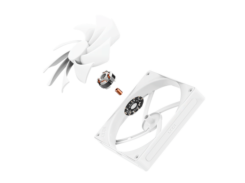 NZXT F140Q V2 Quiet Airflow - Gehäuselüfter - 140mm - Weiß