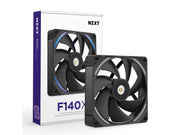 NZXT F140X - Gehäuselüfter - 140mm - Schwarz mit RGB LED - 41 dBA