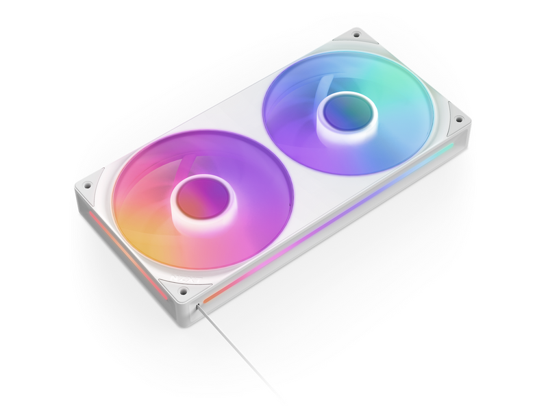 NZXT F240 RGB CORE UNIBODY - 240mm - Gehäuselüfter - 240mm - Weiß - 30 dBA