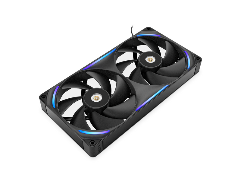 NZXT F280X - Gehäuselüfter - 140mm - Schwarz mit RGB LED - 41 dBA