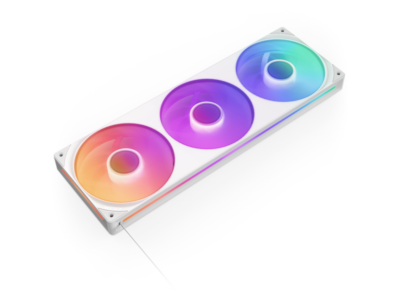 NZXT F360 RGB CORE UNIBODY - 360mm - Gehäuselüfter - Weiß - 30 dBA