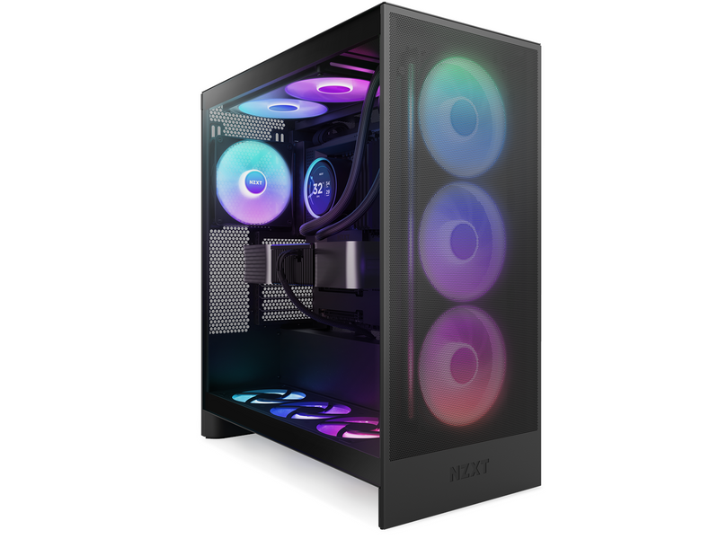NZXT F420RGB Core (single frame 420mm fan) - Black - Gehäuselüfter - 420mm - Schwarz mit RGB LED - 34 dBA *DEMO*