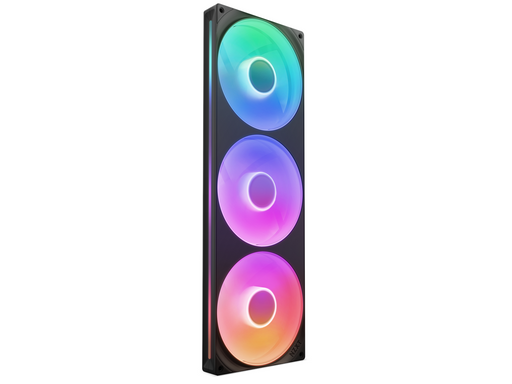NZXT F420RGB Core (single frame 420mm fan) - Black - Gehäuselüfter - 420mm - Schwarz mit RGB LED - 34 dBA *DEMO*