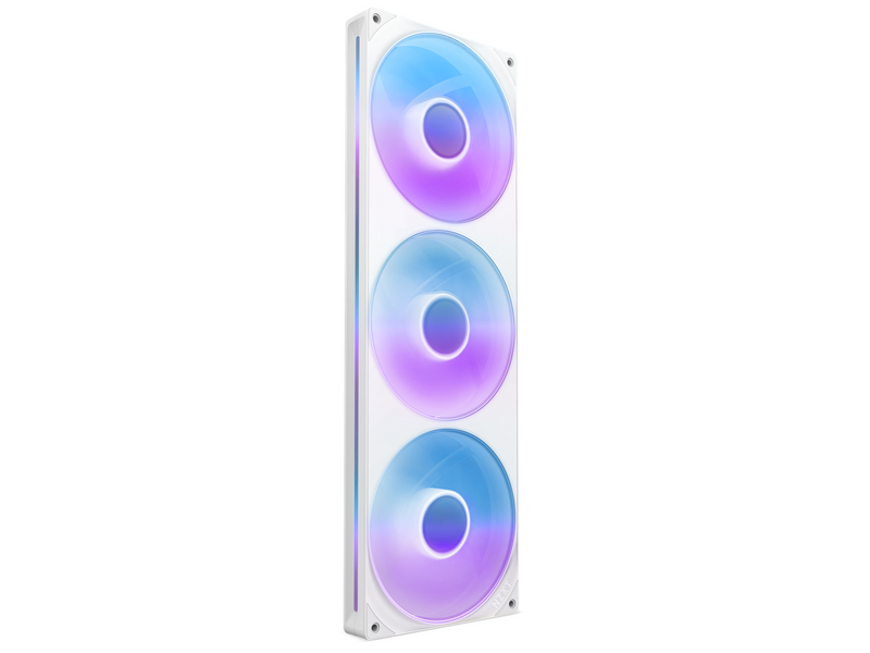 NZXT F420RGB Core (single frame 420mm fan) - White - Gehäuselüfter - Weiß mit RGB LED - 34 dBA
