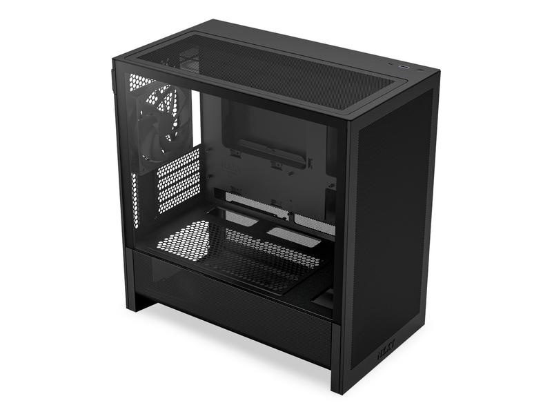 NZXT H3 Flow (2025) - All Black - Gehäuse - Miditower - Schwarz