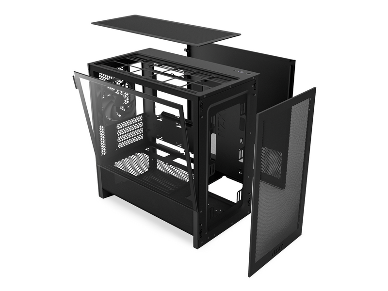 NZXT H3 Flow (2025) - All Black - Gehäuse - Miditower - Schwarz