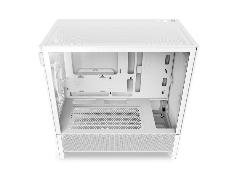 NZXT H3 Flow (2025) - All White - Gehäuse - Miditower - Weiß