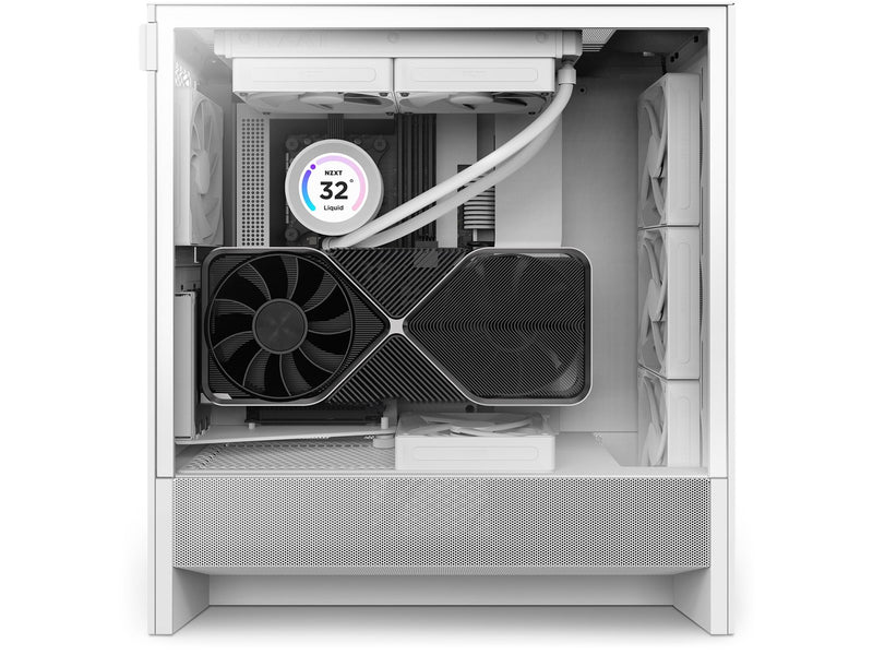 NZXT H5 Flow (2024) - White - Gehäuse - Miditower - Weiß