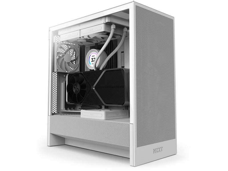 NZXT H5 Flow (2024) - White - Gehäuse - Miditower - Weiß