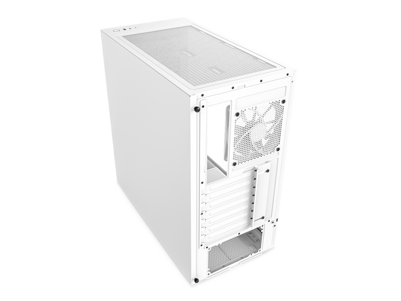 NZXT H5 Flow Matte White - Gehäuse - Miditower - Weiß