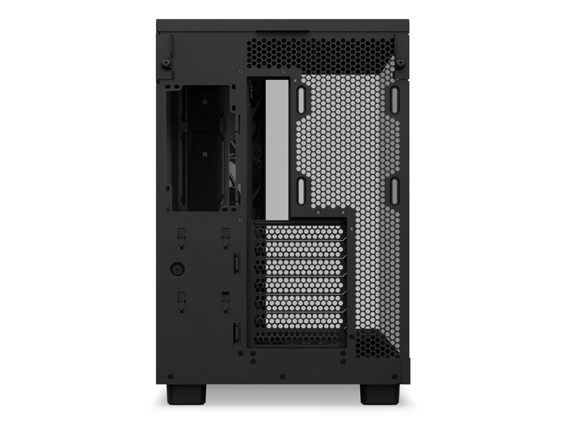 NZXT H6 Flow Compact Dual Chamber with RGB - Matte Black - Gehäuse - Miditower - Schwarz