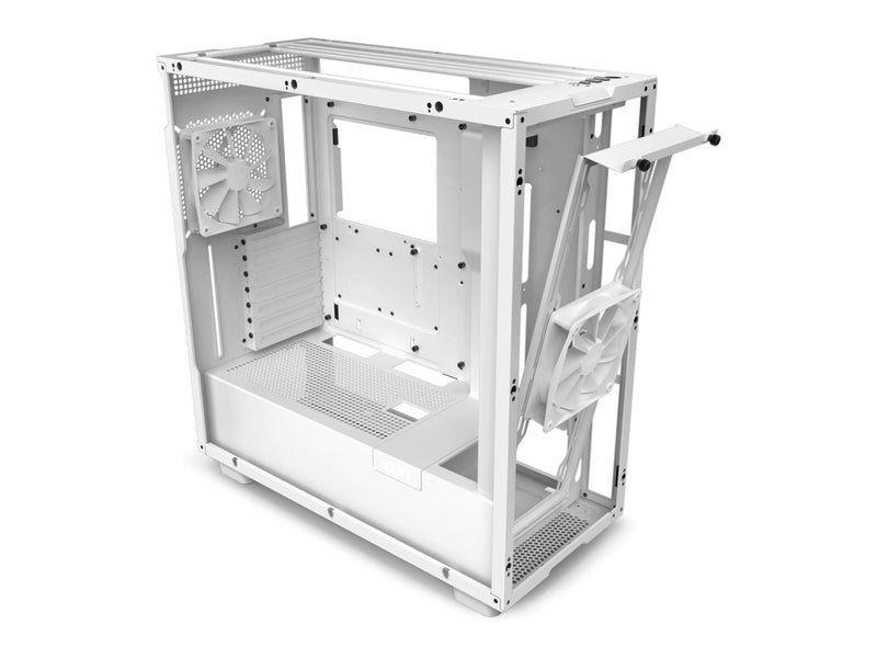 NZXT H7 Flow Matte White - Gehäuse - Miditower - Weiß