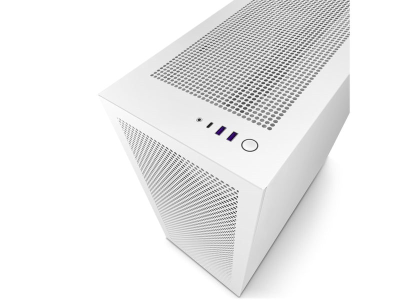 NZXT H7 Flow Matte White - Gehäuse - Miditower - Weiß