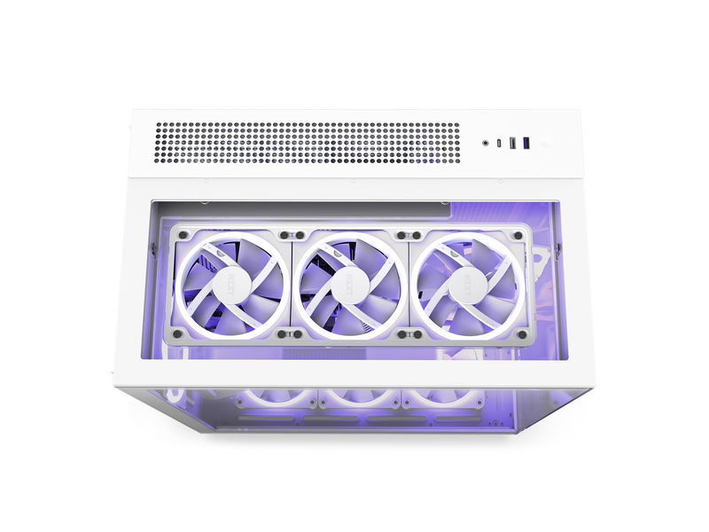 NZXT H9 Elite - All White - Gehäuse - Miditower - Weiß