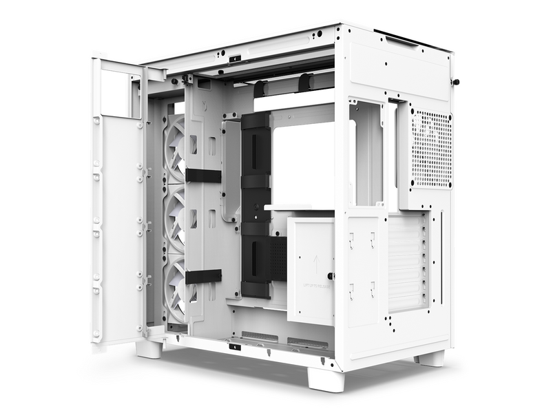 NZXT H9 Elite - All White - Gehäuse - Miditower - Weiß