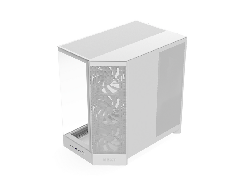 NZXT H9 Flow (2025) - All White - Gehäuse - Miditower - Weiß