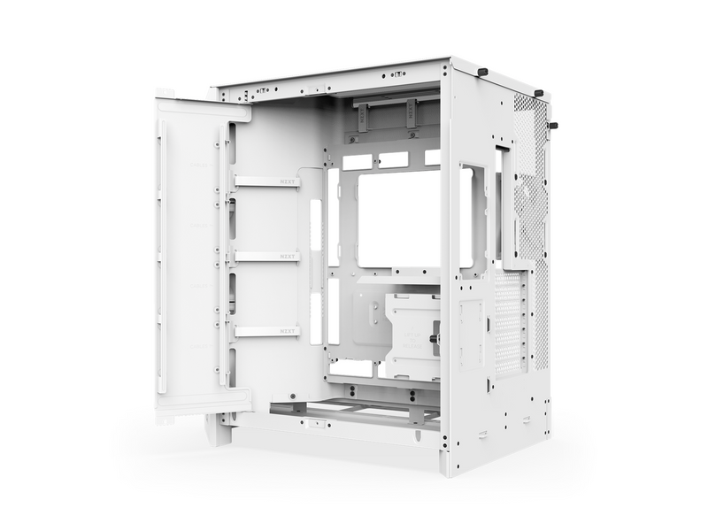 NZXT H9 Flow (2025) - All White - Gehäuse - Miditower - Weiß