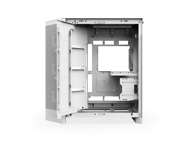 NZXT H9 Flow RGB+ (2025) - All White - Controller incl - Gehäuse - Miditower - Weiß