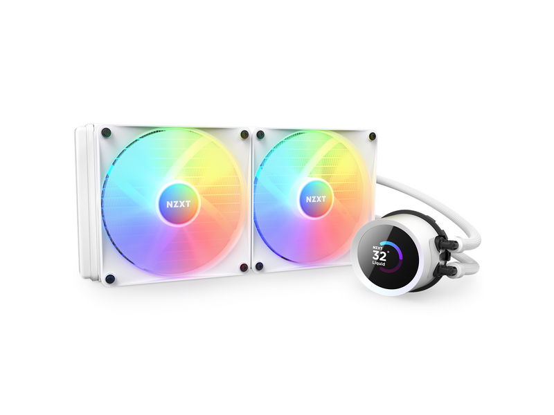 NZXT Kraken 280 White RGB - CPU-Wasserkühlung - Max 32 dBA