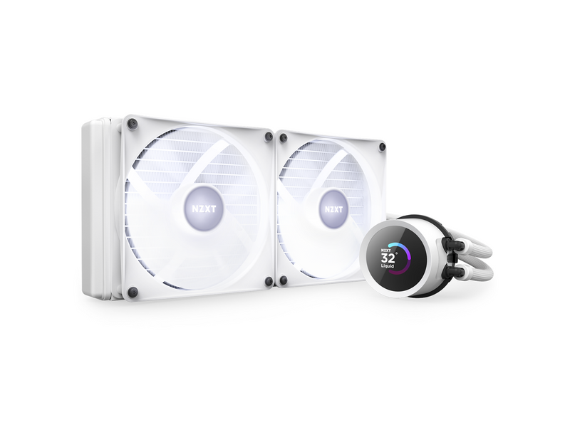 NZXT Kraken 280 White RGB - CPU-Wasserkühlung - Max 32 dBA