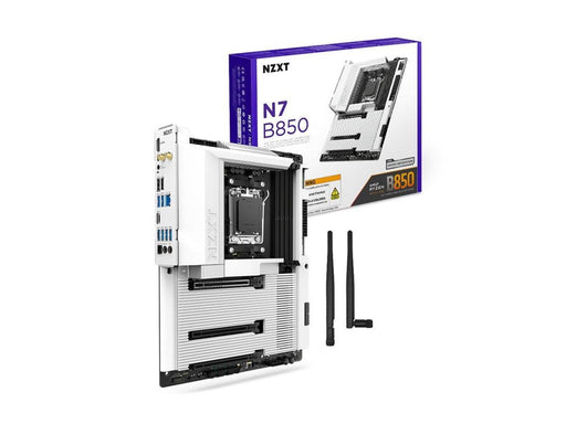 NZXT N7 B850 Mainboard - AMD B850 - AMD AM5 - DDR5 RAM - ATX
