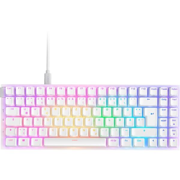 NZXT Function 2 MiniTKL Gaming-Tastatur - Weiß