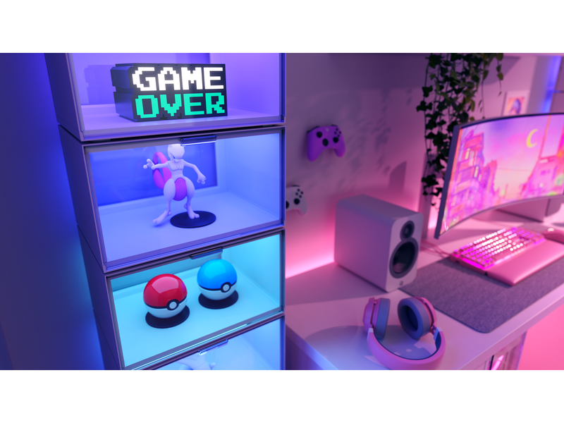 Nanoleaf Expo Smart Display Case Starter Kit - 4 Pack