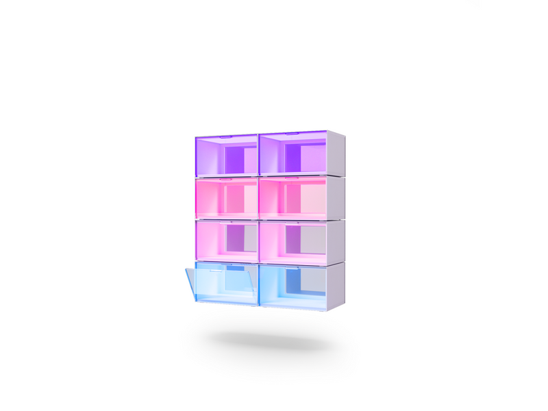Nanoleaf Expo Smart Display Case Starter Kit - 4 Pack