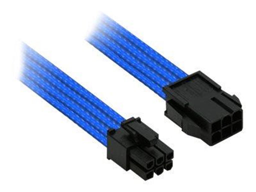 Nanoxia Single Sleeve - power extension cable - 6 pin PCIe power to 6 pin PCIe power - 30 cm