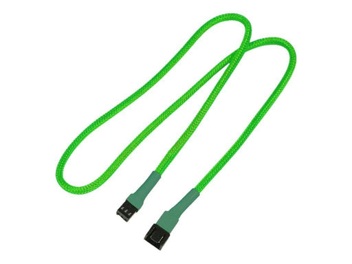 Nanoxia - fan power extension cable - 3 pin Molex to 3 pin Molex - 60 cm