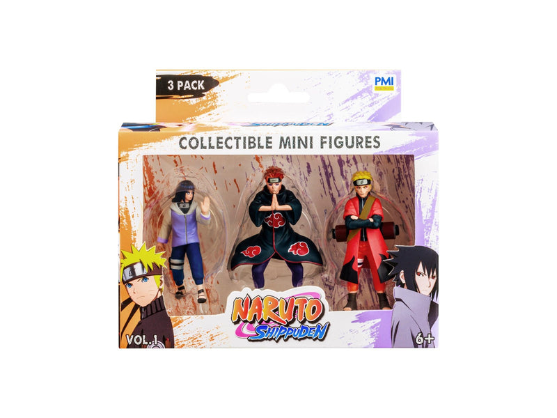Naruto Shippuden 7 cm Figure 3 pack window box - assorted