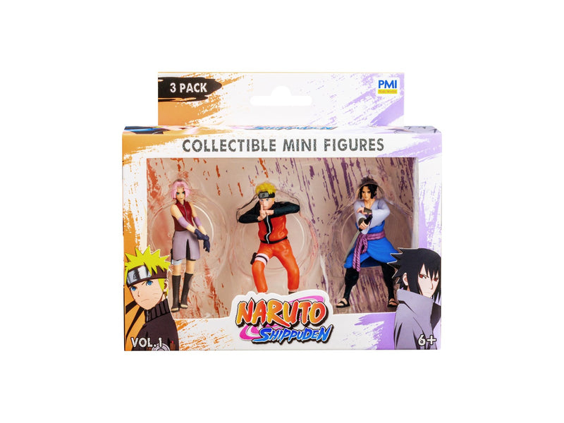 Naruto Shippuden 7 cm Figure 3 pack window box - assorted