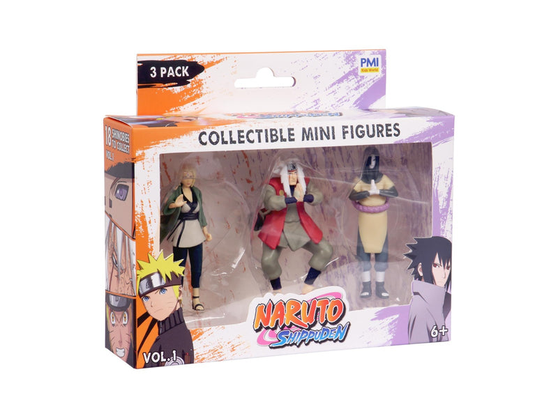 Naruto Shippuden 7 cm Figure 3 pack window box - assorted