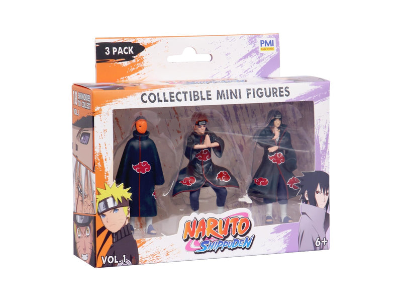 Naruto Shippuden 7 cm Figure 3 pack window box - assorted