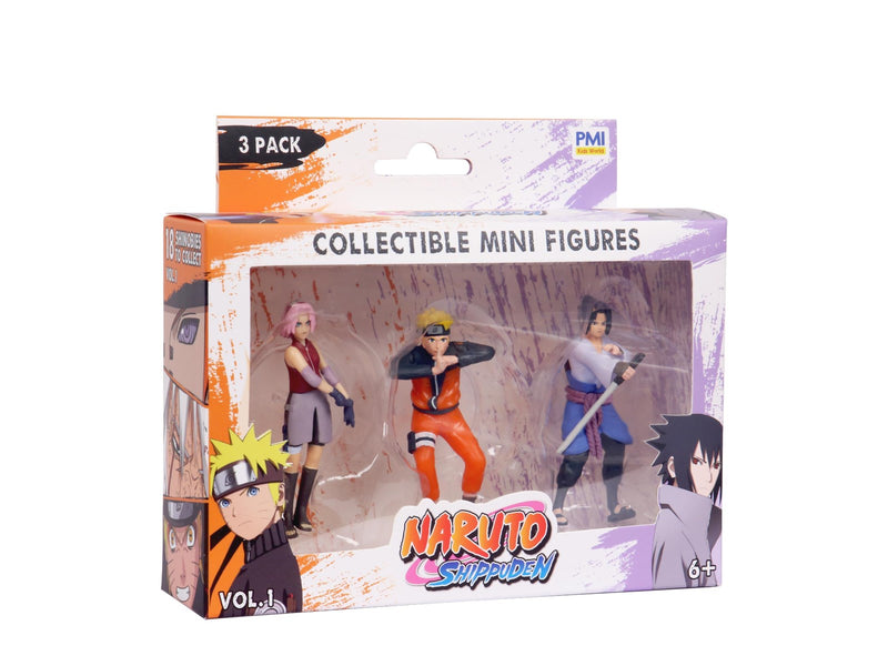 Naruto Shippuden 7 cm Figure 3 pack window box - assorted