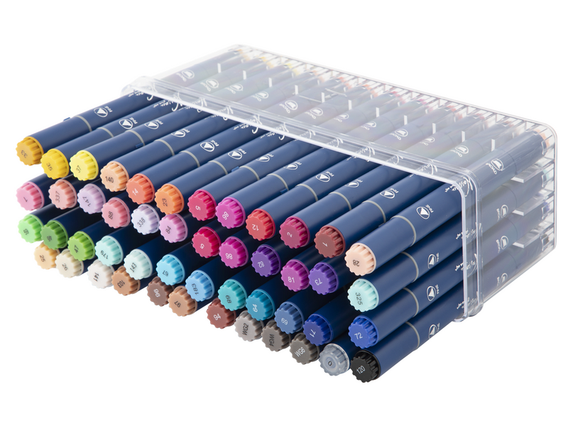 Nassau Round dual markers - 48 pcs