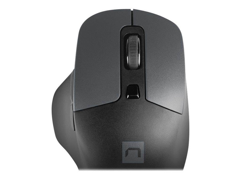 Natec Blackbird 2 - mouse - 2.4 GHz - black - Maus (Schwarz)