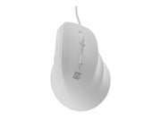 Natec CRAKE 2 PRO - vertical mouse - USB - white - Vertical mouse (Weiß)