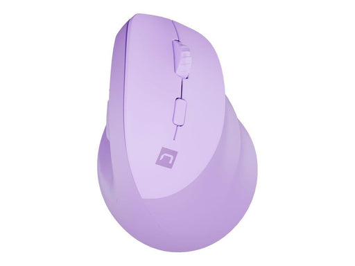Natec CRAKE 2 - vertical mouse - Bluetooth 5.2 2.4 GHz - purple - Vertical mouse (Lila)