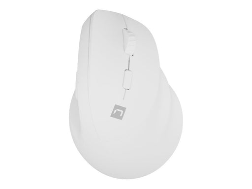Natec CRAKE 2 - vertical mouse - Bluetooth 5.2 2.4 GHz - white - Vertical mouse (Weiß)