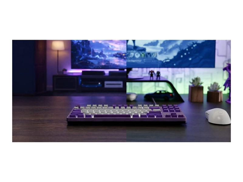 Natec Fury KANABO K2 - Gaming Tastatur - 80% - Englisch (US) - Grau