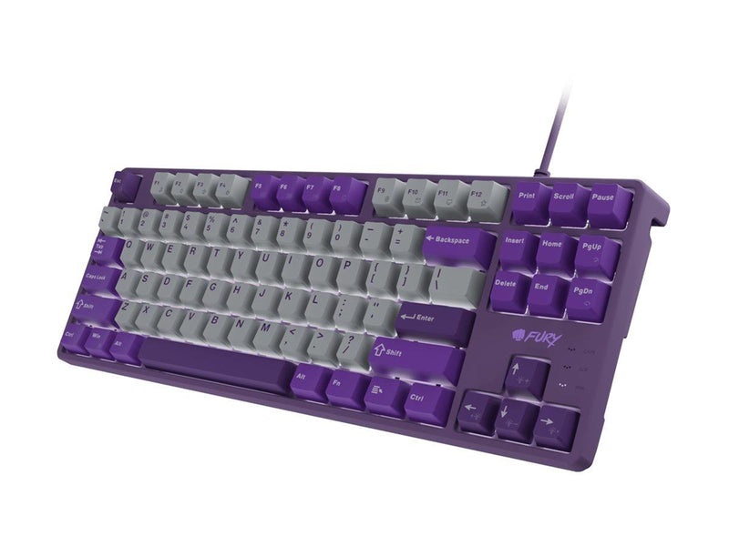 Natec Fury KANABO K2 - Gaming Tastatur - 80% - Englisch (US) - Grau