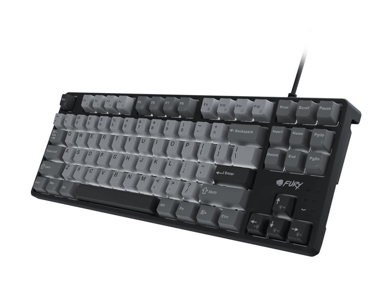 Natec Fury KANABO K2 - Gaming Tastatur - 80% - Englisch (US) - Grau