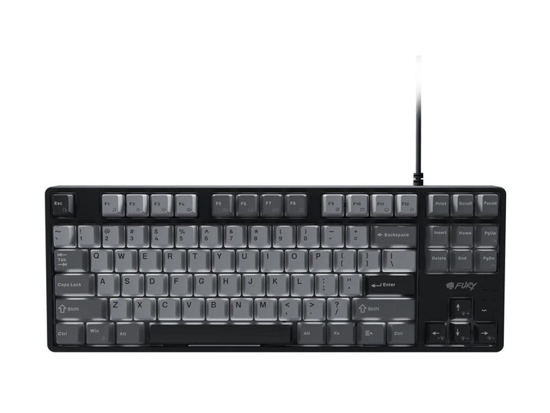 Natec Fury KANABO K2 - Gaming Tastatur - 80% - Englisch (US) - Grau