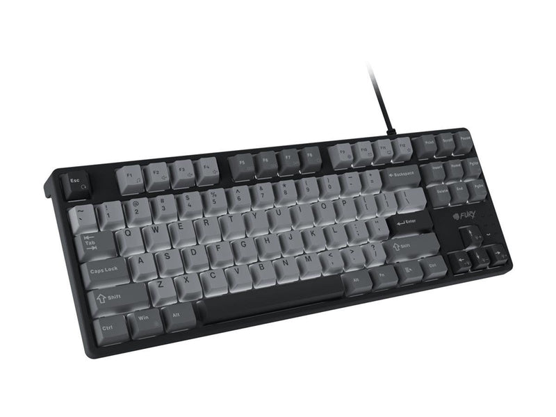 Natec Fury KANABO K2 - Gaming Tastatur - 80% - Englisch (US) - Grau