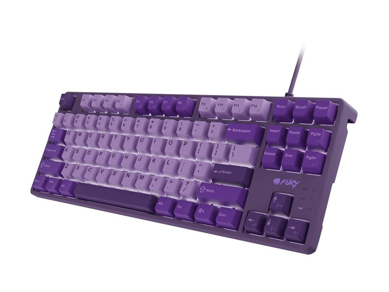 Natec Fury KANABO K2 - Gaming Tastatur - 80% - Englisch (US) - Lila