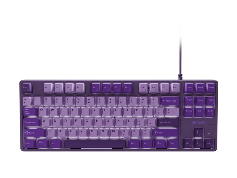 Natec Fury KANABO K2 - Gaming Tastatur - 80% - Englisch (US) - Lila