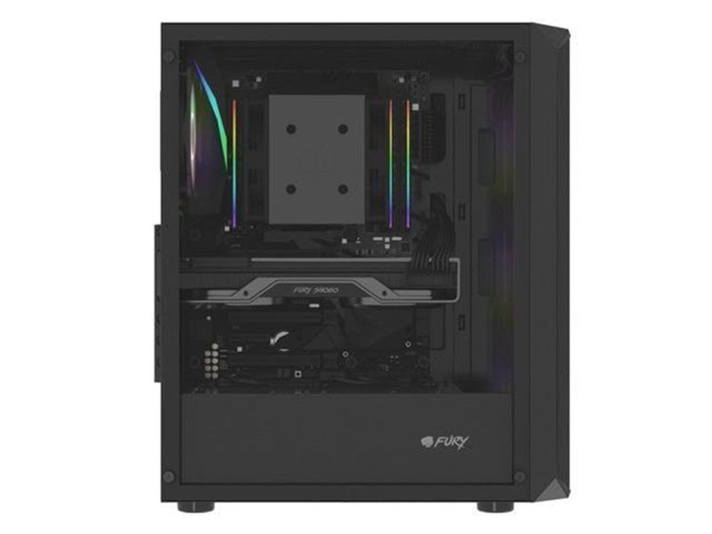 Natec Fury Shobo SH4F RGB - Gehäuse - Tower - Schwarz