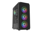 Natec Fury Shobo SH4F RGB - Gehäuse - Tower - Schwarz